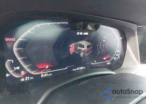 2022 BMW X5 M from USA, damaged, VIN 5YMJU0C00N9J68073